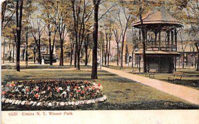 Wisner Park Elmira, New York Postcard