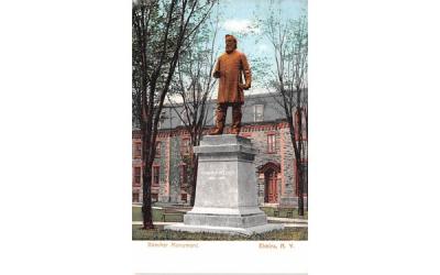 Beecher Monument Elmira, New York Postcard