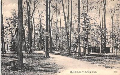 Grove Park Elmira, New York Postcard