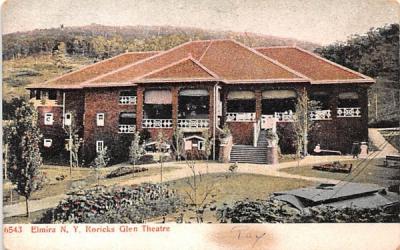 Roricks Glen Theatre Elmira, New York Postcard