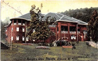 Rorick's Glen Theatre Elmira, New York Postcard