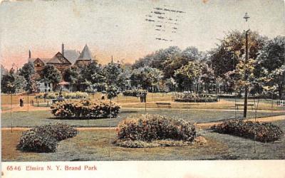 Brand Park Elmira, New York Postcard
