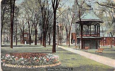 Wisner Park Elmira, New York Postcard