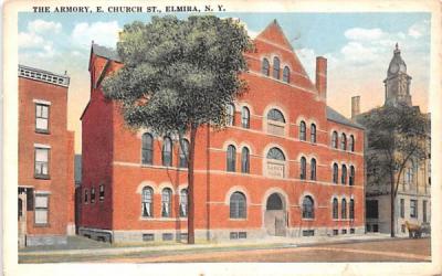 The Armory Elmira, New York Postcard