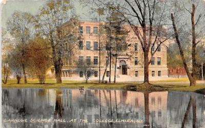 Carnegie Science Hall Elmira, New York Postcard