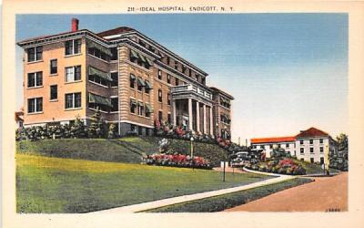 Ideal Hospital Endicott, New York Postcard