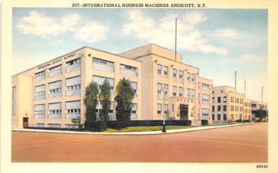 International Business Machines Endicott, New York Postcard