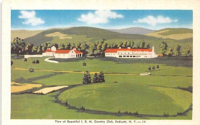 IBM Country Club Endicott, New York Postcard