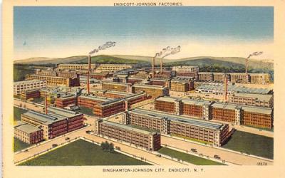 Endicott Johnson Factories New York Postcard