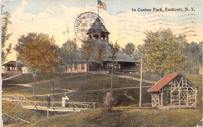 Casino Park Endicott, New York Postcard