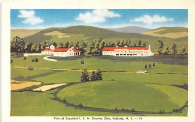 IMB Country Club Endicott, New York Postcard