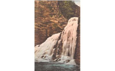 Lucifer Falls Enfield Glen State Park, New York Postcard