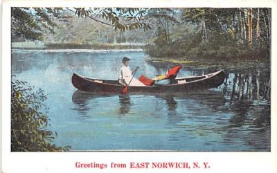 Greetings From  East Norwich, New York Postcard