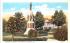 Soldiers' Monument & Library Endicott, New York Postcard