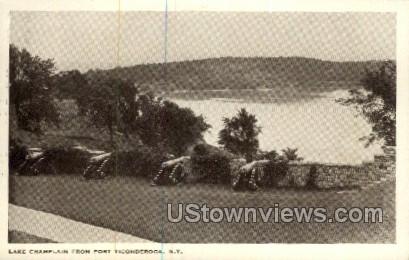Lake Champlain - Fort Ticonderoga, New York NY Postcard