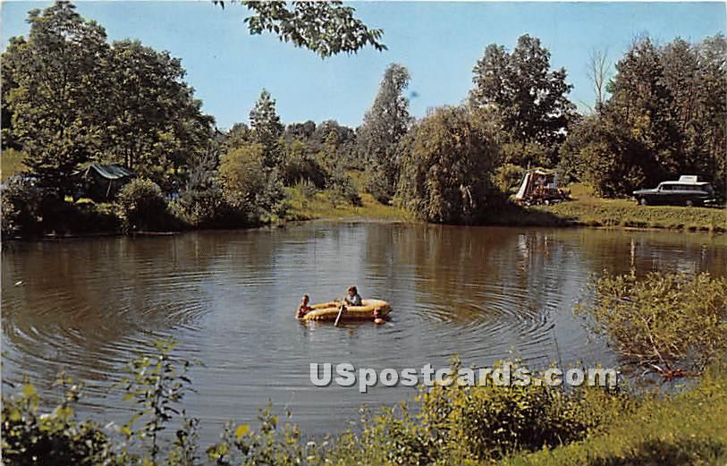 Third Lake, Wildwood Lakes Camping Area - Fair Haven, New York NY Postcard