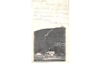 Mt Beacon Incline Railway Fishkill On Hudson, New York Postcard