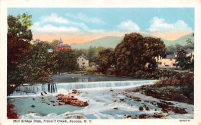 Mill Bridge Dam Fishkill, New York Postcard