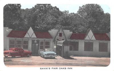 Savik's Fair Oaks Inn New York Postcard
