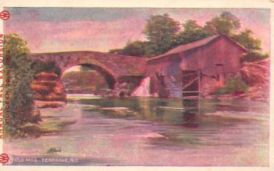 Old Mill Ferndale, New York Postcard