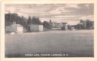 Shore Line Fishers Landing, New York Postcard