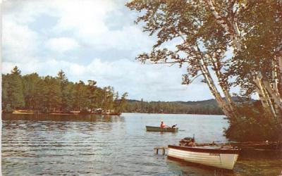 Fish Creek Camp Site New York Postcard