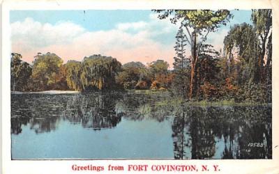 Greetings from Fort Covington, New York Postcard