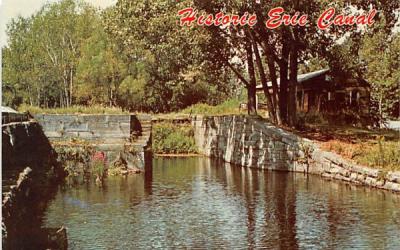 Historic Erie Canal Fort Hunter, New York Postcard