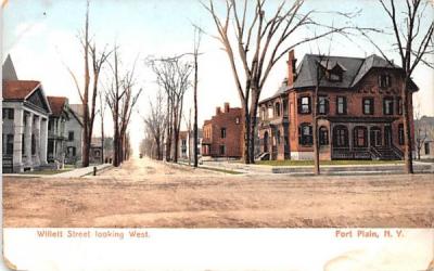 Willett Street Fort Plain, New York Postcard