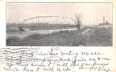 River Bridge Fort Plain, New York Postcard