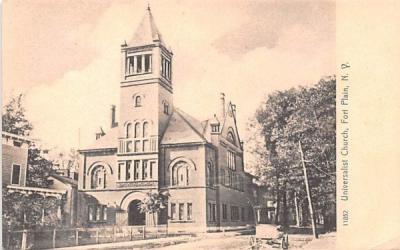 Universalist Church Fort Plain, New York Postcard