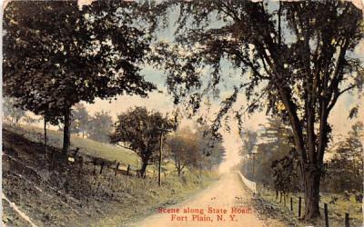 State Road Fort Plain, New York Postcard