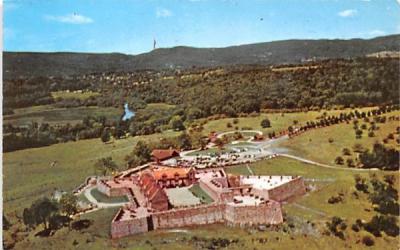 From the Air Fort Ticonderoga, New York Postcard