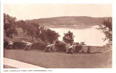 Lake Champlain Fort Ticonderoga, New York Postcard