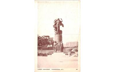 Liberty Monument Fort Ticonderoga, New York Postcard