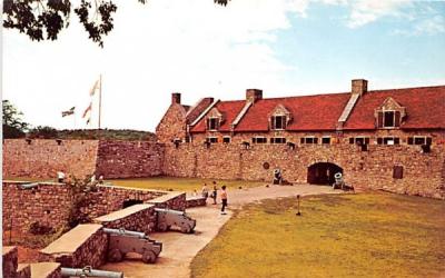 South Barracks Fort Ticonderoga, New York Postcard