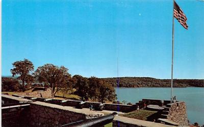 Main Flag Bastion & Lake Champlain Fort Ticonderoga, New York Postcard