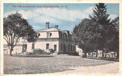 Old Landmark Franklinville, New York Postcard