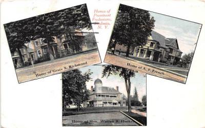 Homes of Prominent Fredonians New York Postcard