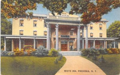 White Inn Fredonia, New York Postcard