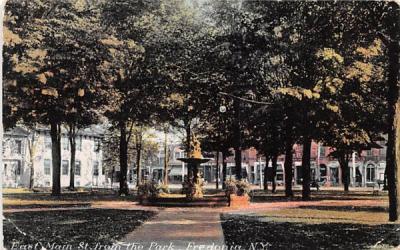 East Main Street Fredonia, New York Postcard