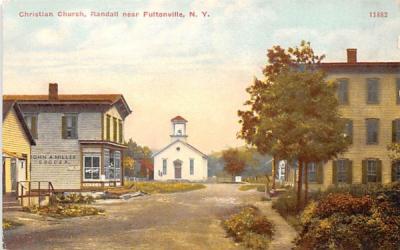 Christian Church Fultonville, New York Postcard