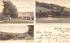 Hotel Switzherland, Ulster & Delaware Railroad Station Fleischmanns, New York Postcard