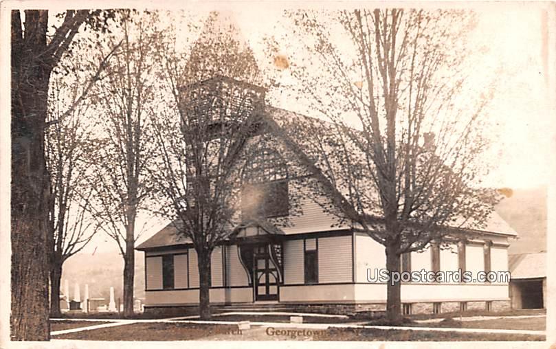 Baptist Church - Georgetown, New York NY Postcard