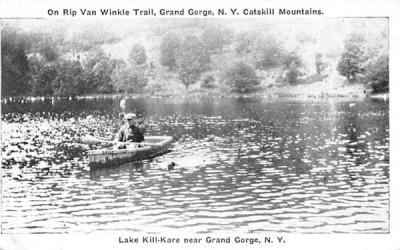 Lake Kill Kare Grand Gorge, New York Postcard