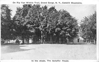 Shade, Schaffer House Grand Gorge, New York Postcard