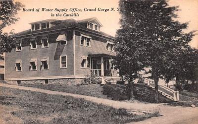 Board of Water Supply Office Grand Gorge, New York Postcard