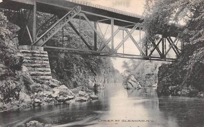 Creek Glenham, New York Postcard