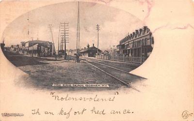 Erie Depot Goshen, New York Postcard