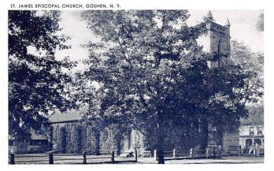 St James Episcopal Church Goshen, New York Postcard